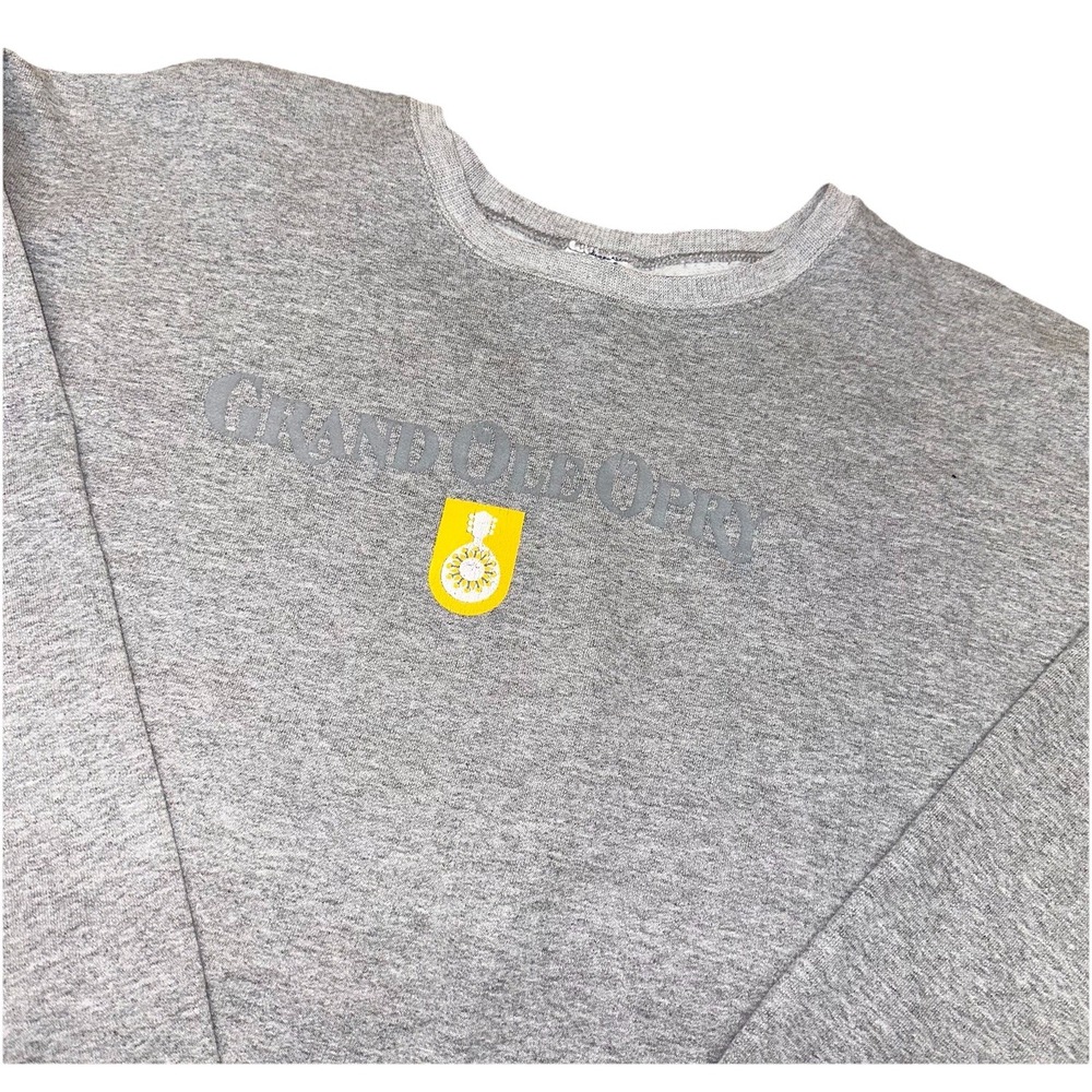 Vintage Champion‎ Grand Ole Opry Gray Crewneck Sweatshirt Cotton Blend Men's XL - Picture 2 of 9